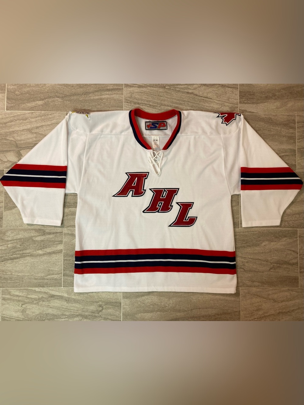 Rare 2005 AHL American Hockey League All Star Jersey White MIC Canada Large